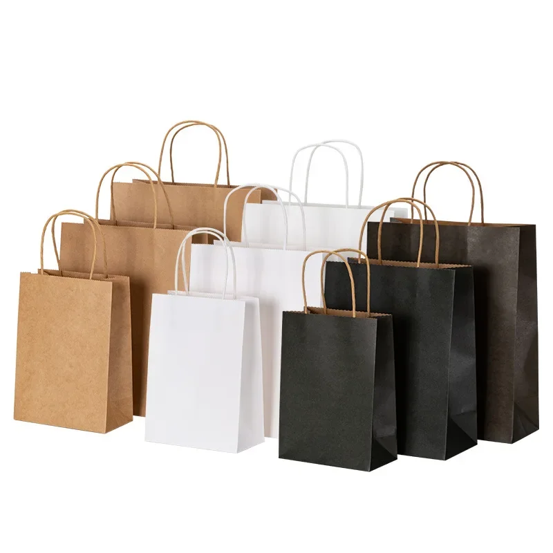 Wedding/Event Supply Store - 10/20/30/40/50 قطعة/عبوة، أكياس من ورق الكرافت